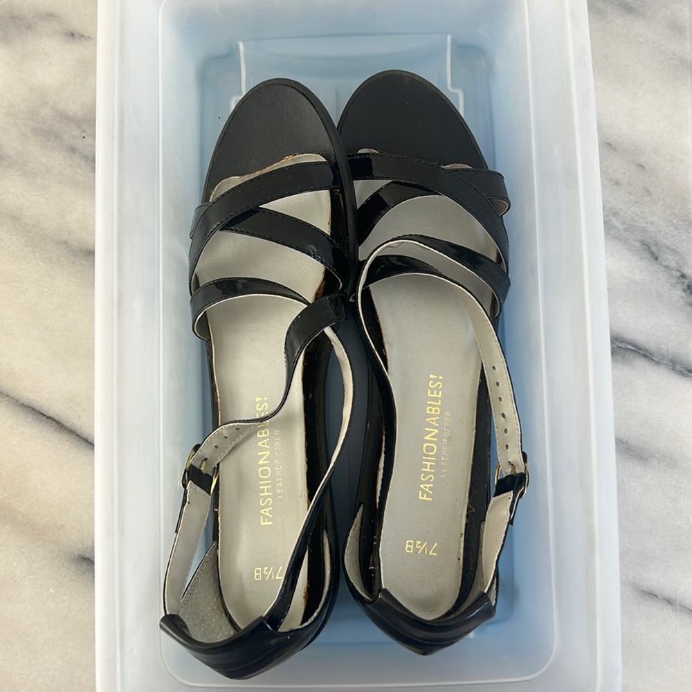 Black sandals